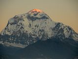
Poon Hill The First Rays Of Sunrise Shine On The Dhaulagiri Summit
